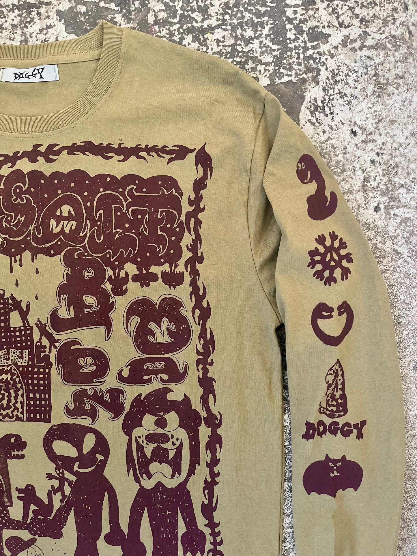 Galleri long sleeve faded khaki