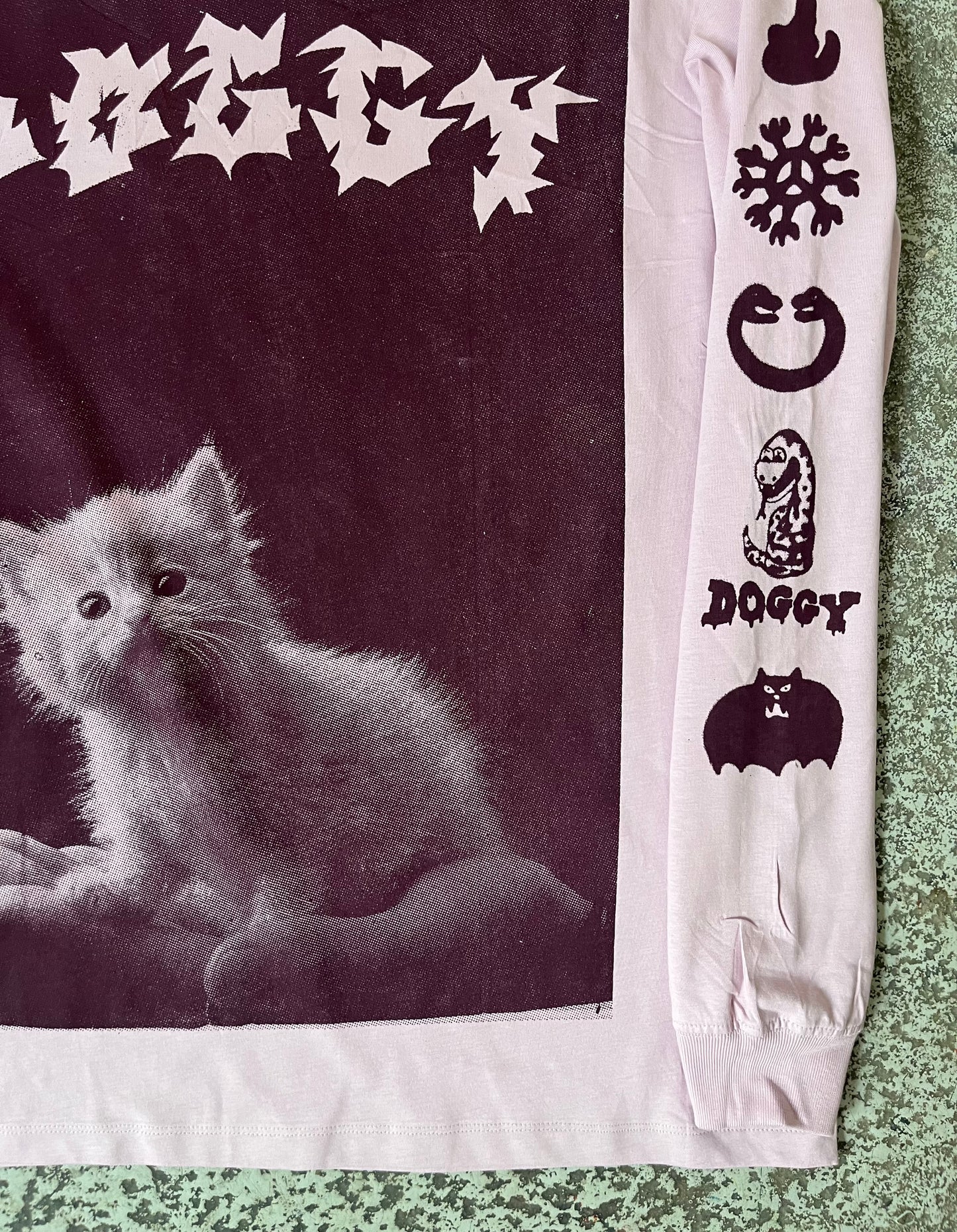 Kitten long sleeve pink