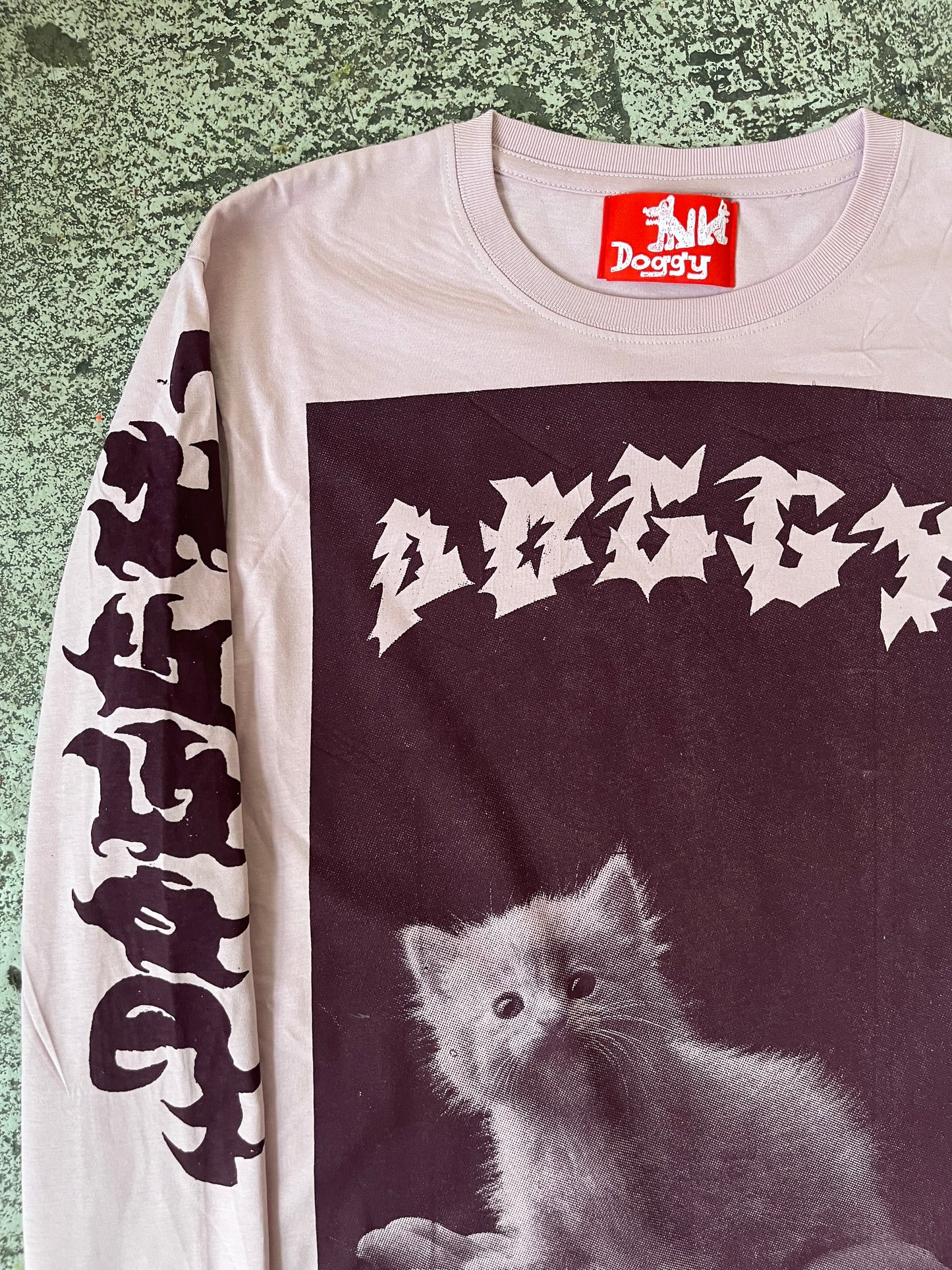 Kitten long sleeve pink