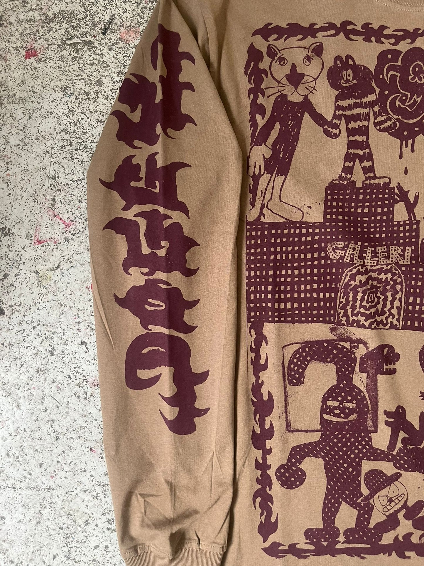 Galleri long sleeve faded brown
