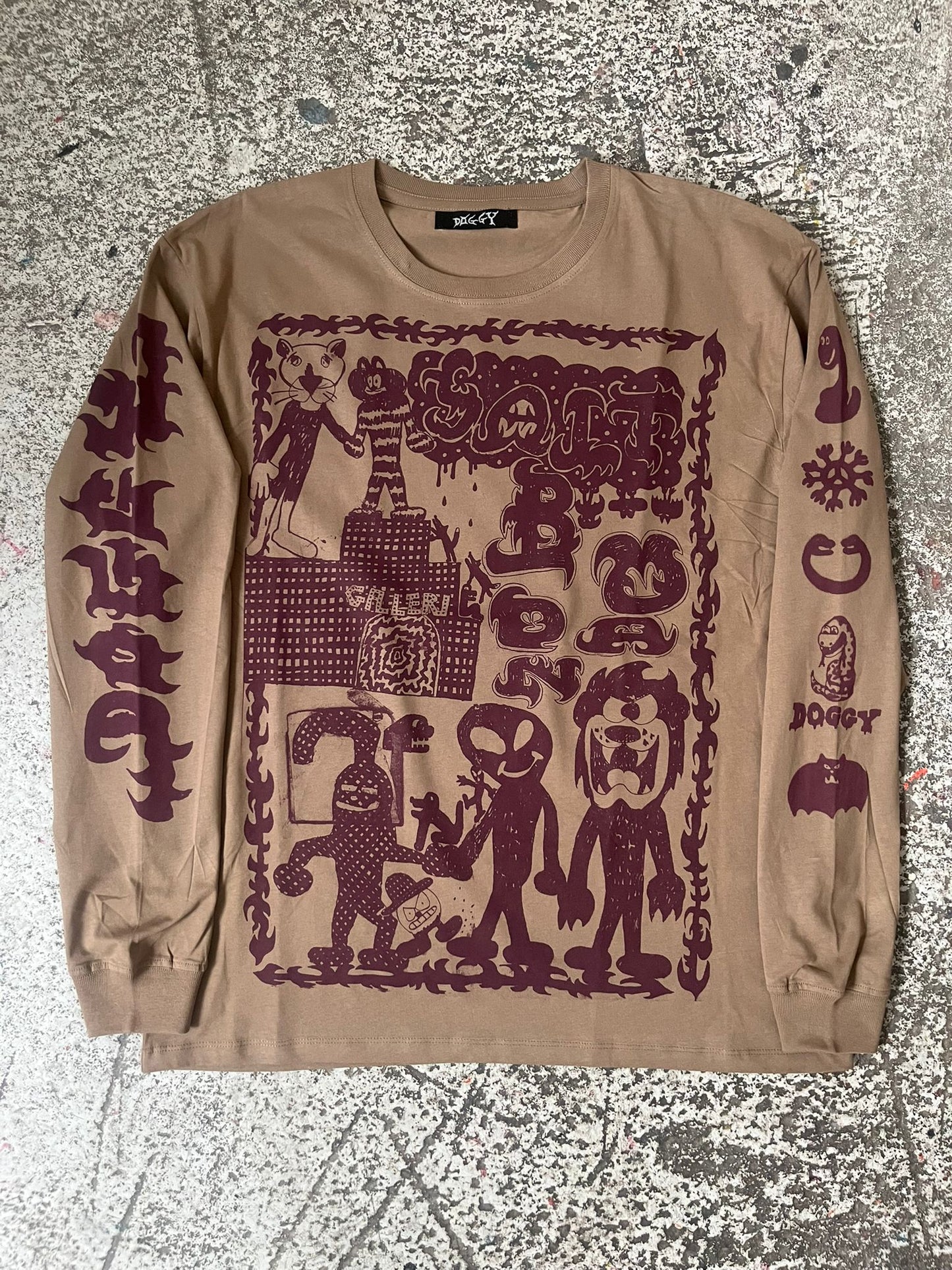 Galleri long sleeve faded brown