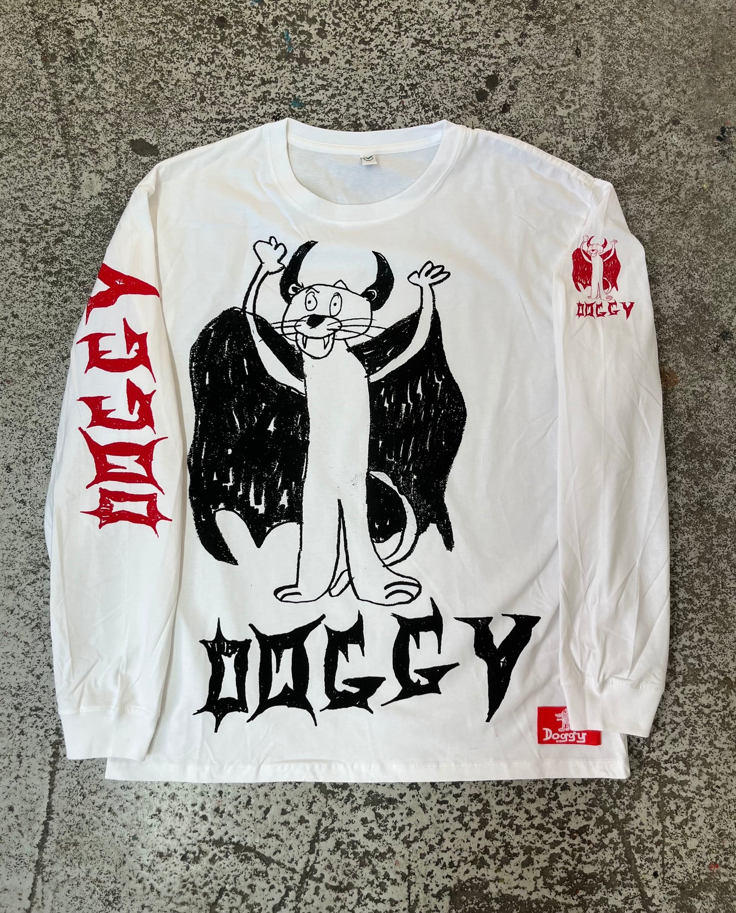 Dracula long sleeve white