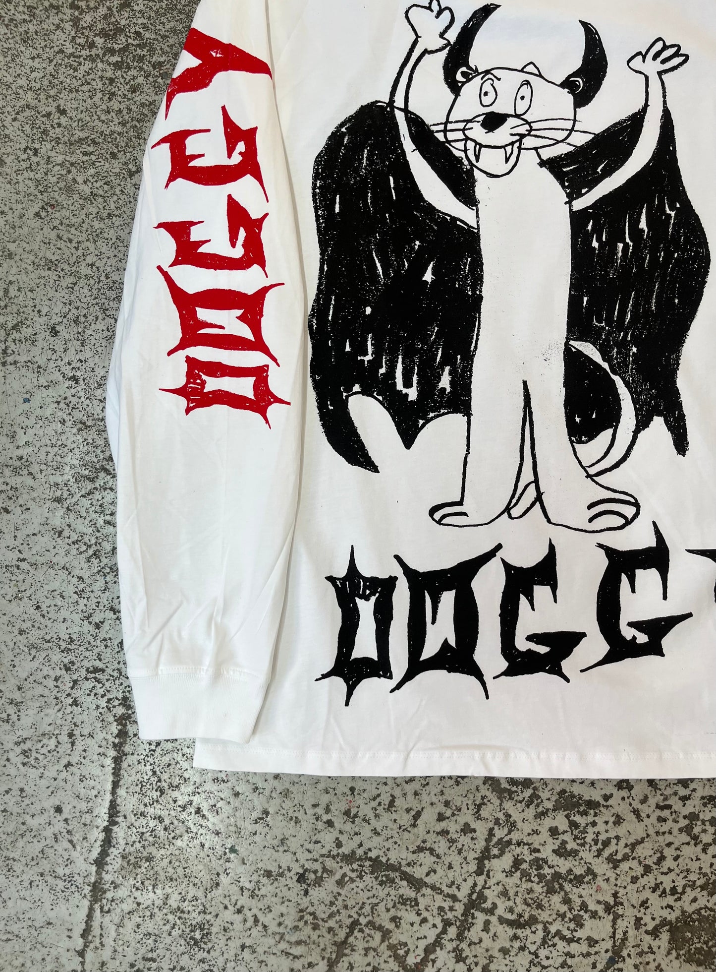 Dracula long sleeve white