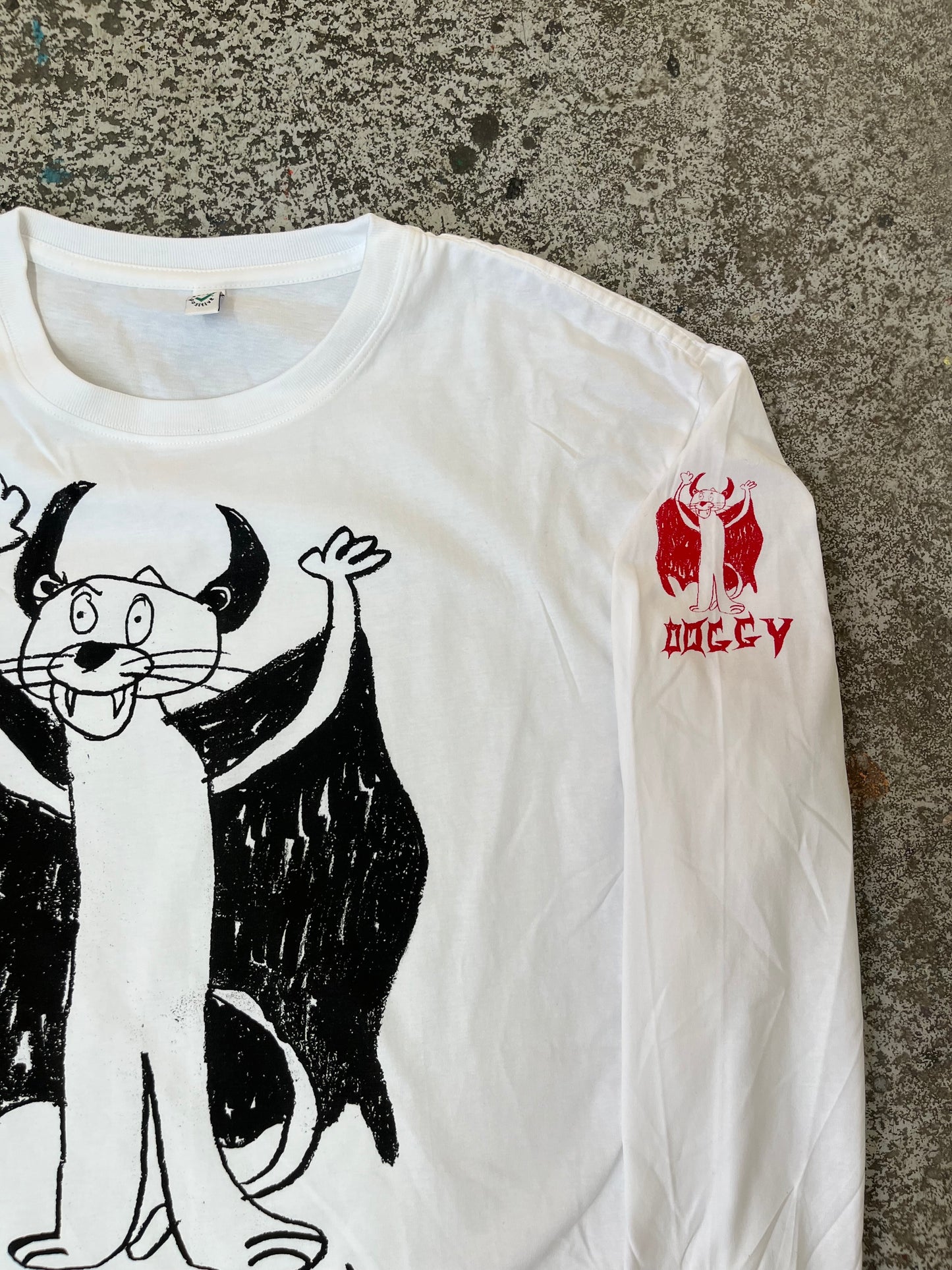 Dracula long sleeve white