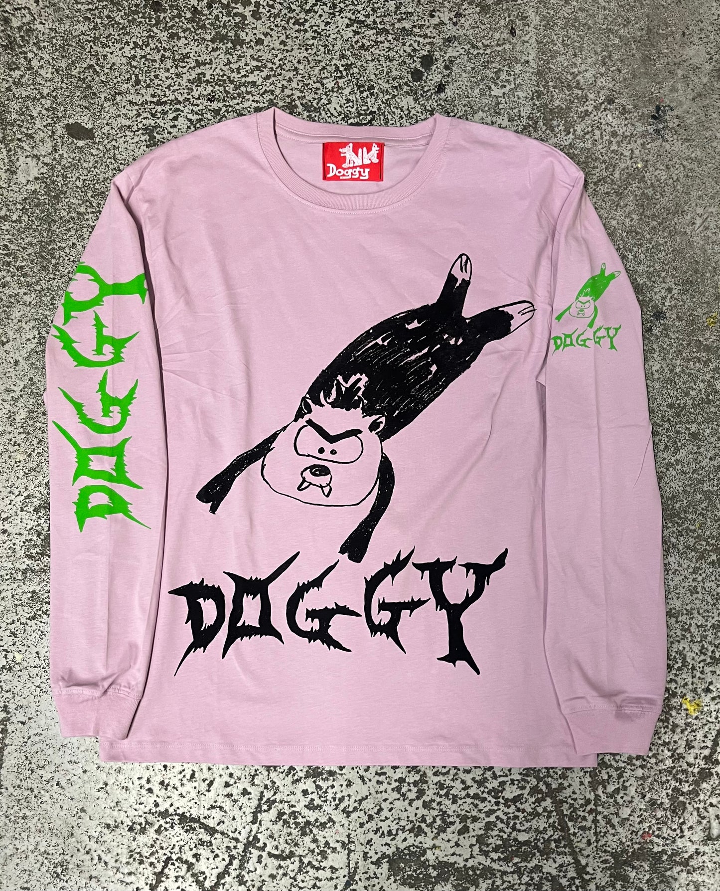 Flatcat long sleeve black green