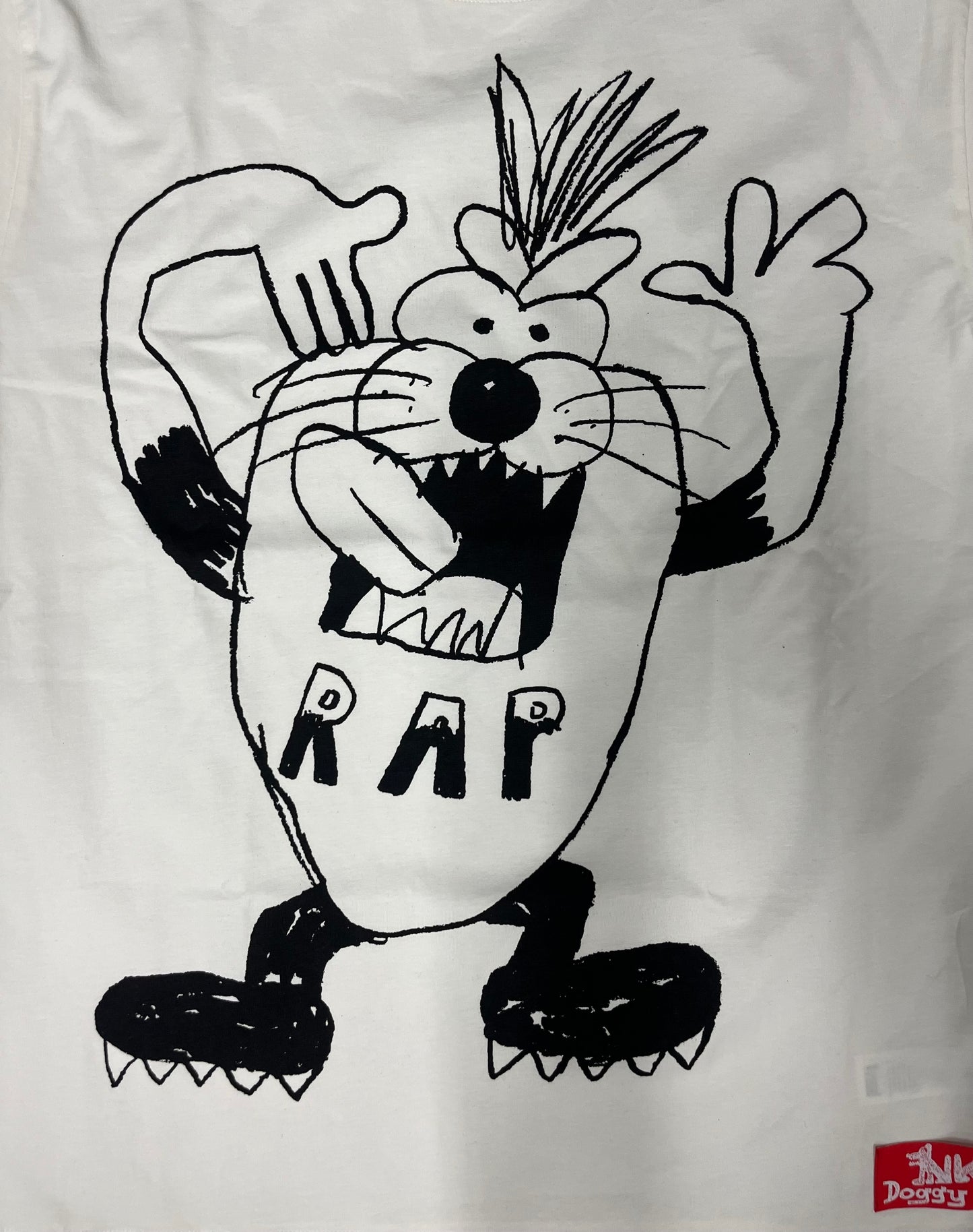 Rap oversize t-shirt off white