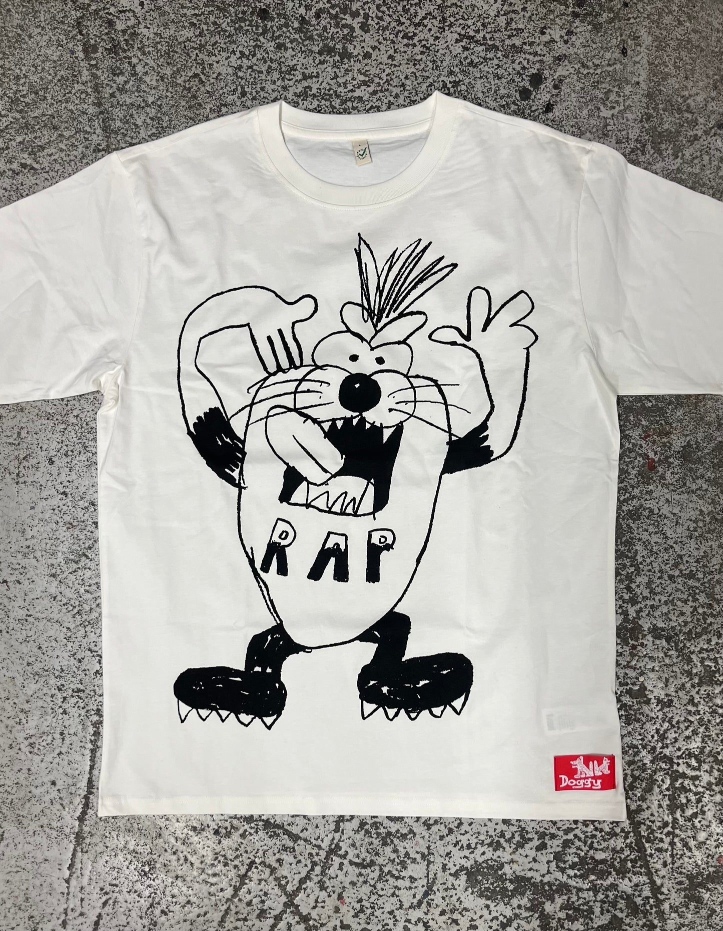 Rap oversize t-shirt off white